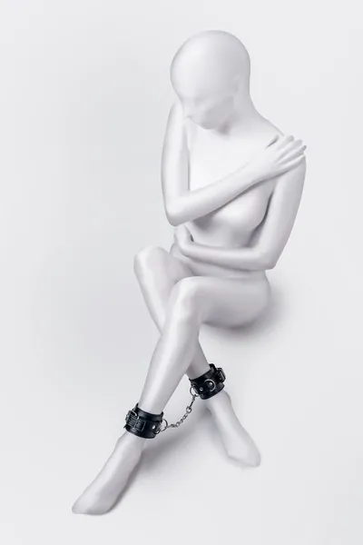 Ponogi Anonymo # 0153, PU koža, crna, 26,5 cm