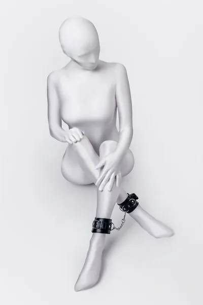 Ponogi Anonymo # 0153, PU koža, crna, 26,5 cm