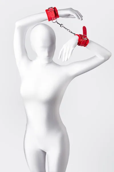 Anonimo lisice #0105, PU koža, crvena, 27 cm