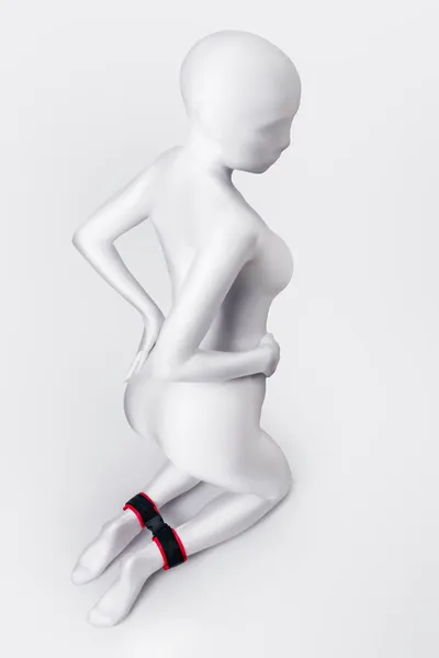 Ponozi Anonimo #0156, velur, crveni, 29 cm