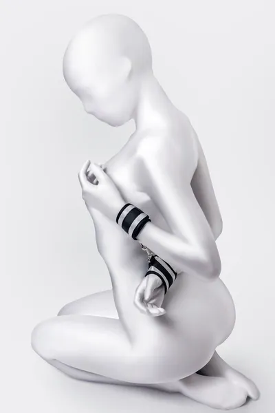 Anonimo lisice #0107, poliester, srebro, 23,5 cm