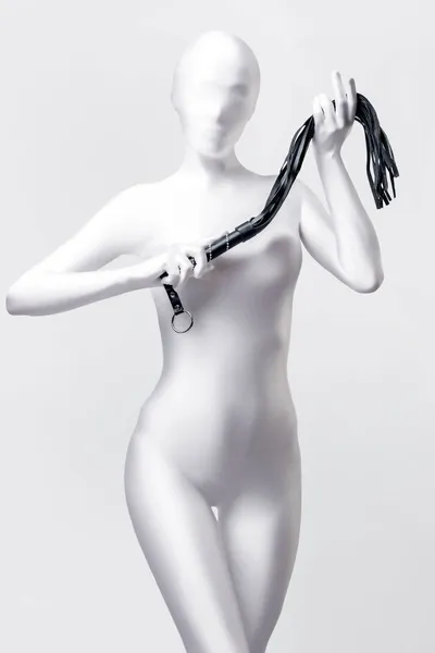 Flogger Anonimo #0005, PU koža, crna, 64 cm