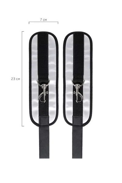 Anonimo držači za ruke, poliester, srebro, 23 cm