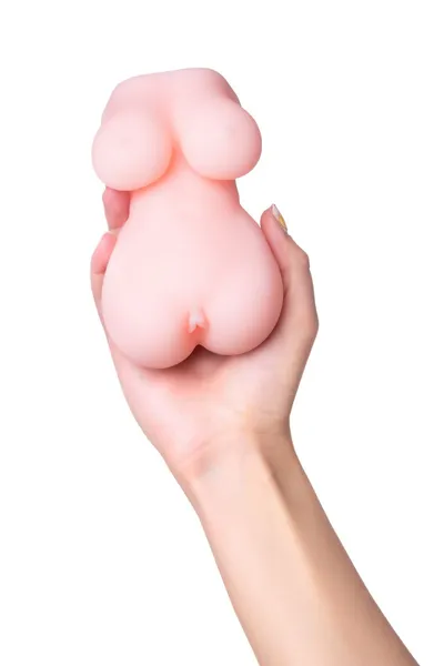 Masturbator realan TOYFA Juicy pussy Babycakes, TPE, telesni, 14,5 cm