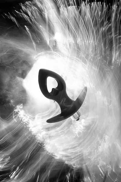 Analni vibracioni produživač POPO Pleasure by toifa Cordis S, silikon, Crna, 10 cm, Ø 4 cm