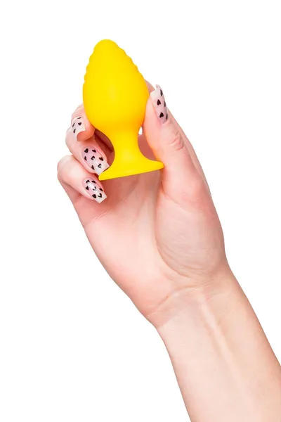 Analna čaura Todo bi Toifa Riffle, silikon, žuta, 7,5 cm