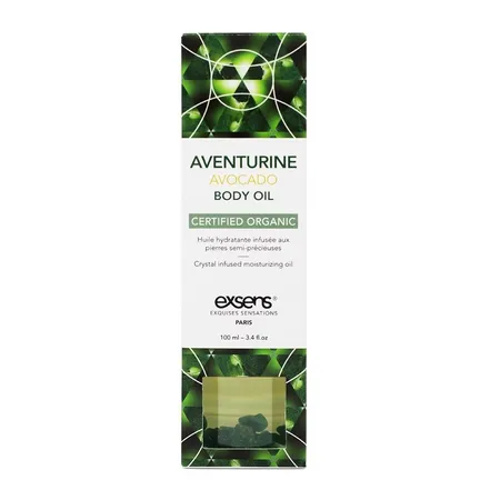 Organsko masažno ulje sa kamenjem Aventurine Avocado (Avokado)