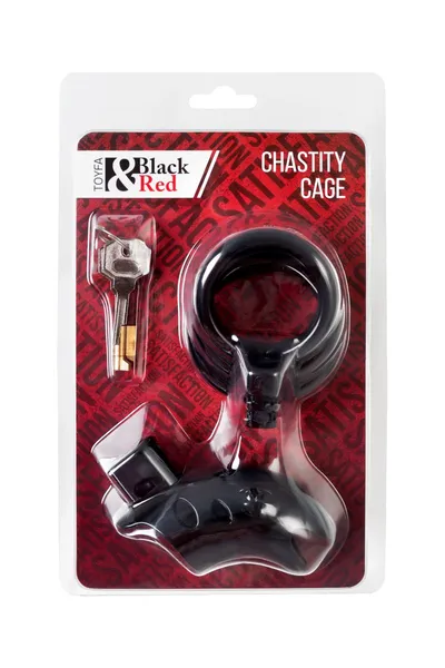 Pojas odanosti muški Black Red bi TOIFA, ABS plastika, Crna, 10 cm