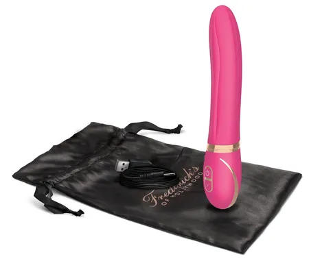 Ružičasti reljefni vibrator napravljen od silikona