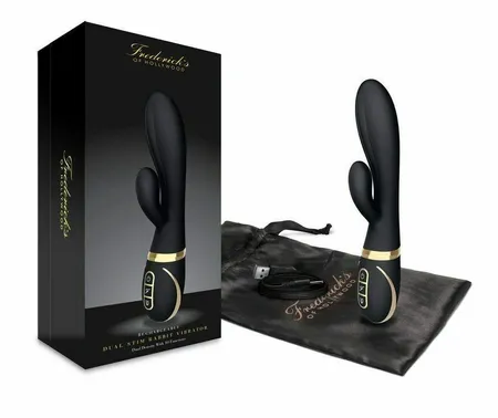 Crni vibrator-zec Dual Stim Rabbit vibrator