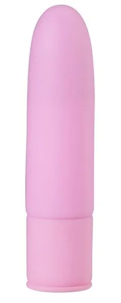 Ružičasti silikonski mini vibrator .
