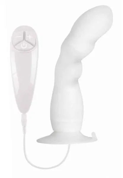 Beli vibrator za Bunni Ici G-tačku .
