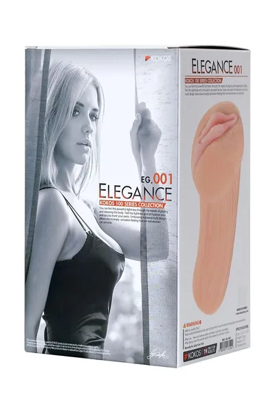 Masturbator vagina sa vibracijama ELEGANCE 001V