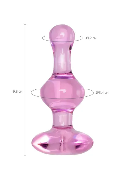 Analna čaura Sekus Glass, staklo, roze, 9,8 cm