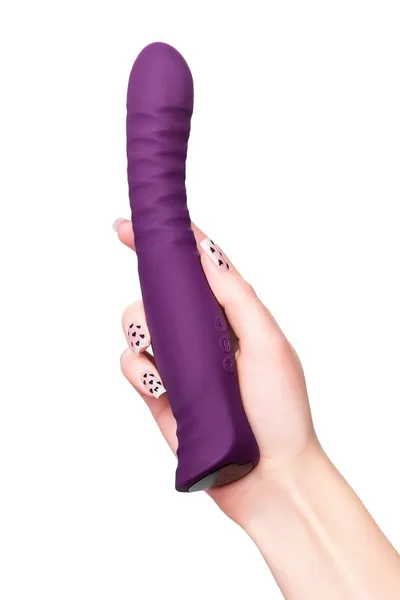 Vibrator Flovetta by Toyfa LUPIN, silikonski, ljubičasta, 22 cm