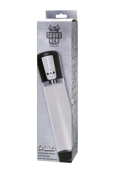 Sekus Men Ekpert Sigurd automatska pumpa za penis, ABS plastika, Crna, 29 cm