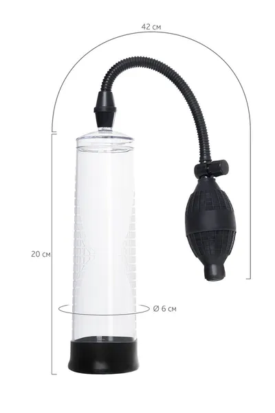 Sekus Men Erection Bjorn mehanička pumpa, ABS plastika, Crna, 55 cm