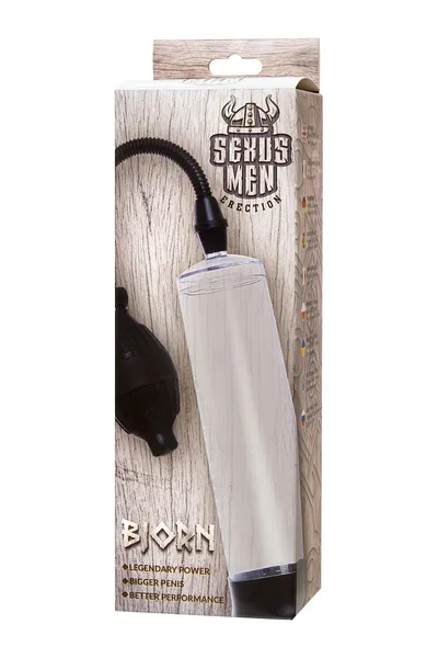 Sekus Men Erection Bjorn mehanička pumpa, ABS plastika, Crna, 55 cm