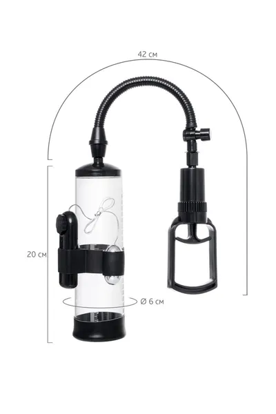 Sekus Men Training Harald mehanička pumpa, ABS plastika, Crna, 64 cm