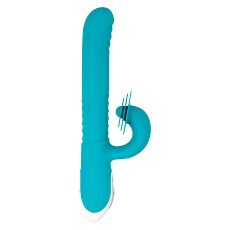 Shov stopper vibracioni masažer-zec sa funkcijom translacionog pokreta