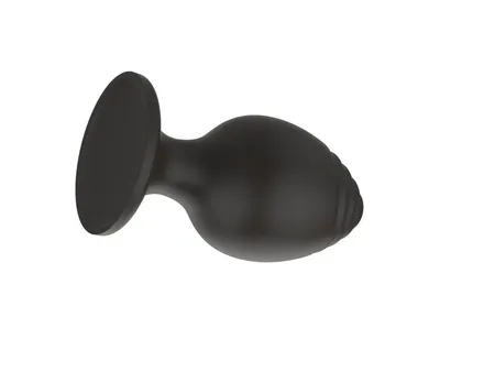 Silikonski Analni čep crni M (7.2*3.5 cm) 3303-02