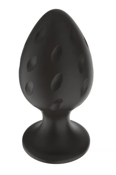 Silikonski Analni čep crni M (6.7*3.5 cm) 3304-02