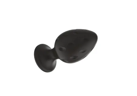 Silikonski Analni čep crni M (6.7*3.5 cm) 3304-02