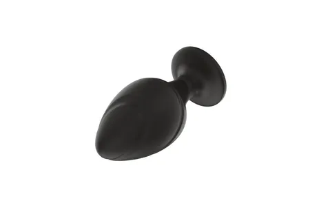 Silikonski Analni čep crni M (7.2*3.5 cm) 3305-02