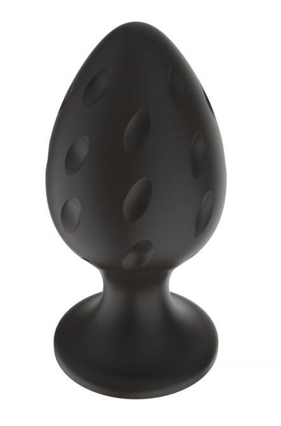 Silikonski Analni čep crni M (6.7*3.5 cm) 3304-02