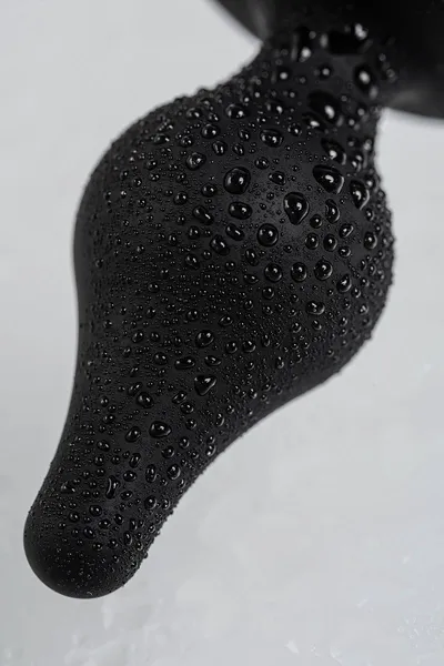 Erotist Spade XS analna čaura, silexpan, Crna, 6,5 cm