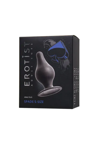 Analna glavčina Erotist Spade s, silexpan, Crna, 8 cm