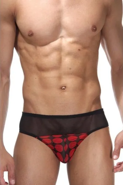 Muške gaćice sa širokom trakom od fine mreže