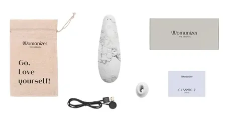 Beskontaktni stimulator klitorisa Vomanizer Marilin Monroe mermerno bela