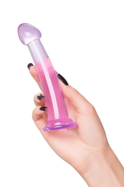 Nerealni Dildo Jelli Dildo s Toifa Basic, TPE, ljubičasta, 15,5 cm