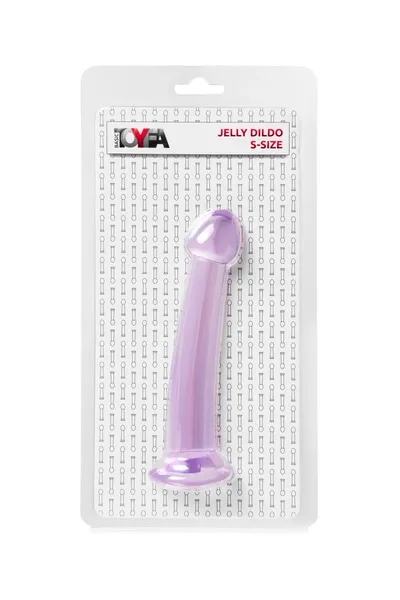 Nerealni Dildo Jelli Dildo s Toifa Basic, TPE, ljubičasta, 15,5 cm