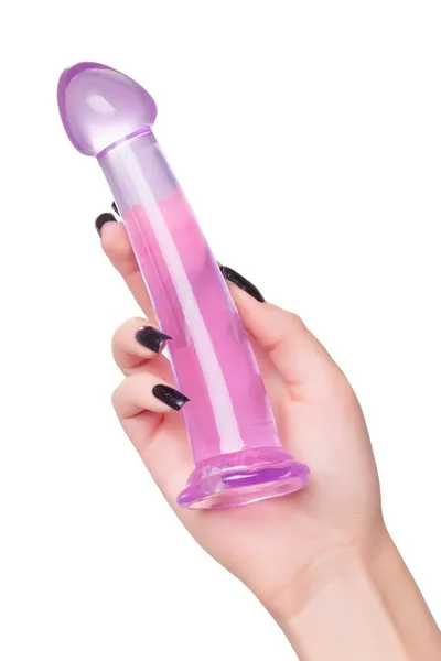 Nerealni Dildo Jelli Dildo M Toifa Basic, TPE, ljubičasta, 18 cm