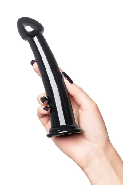 Nerealni Dildo Jelli Dildo L Toifa Basic, TPE, crni, 20 cm