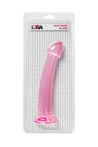 Nerealni Dildo Jelli Dildo XL Toifa Basic, TPE, roze, 22 cm