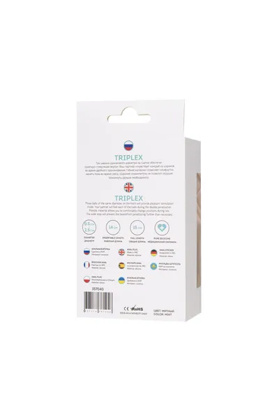 Analna čaura Todo bi Toifa Triplek, silikon, Nana, 15 cm, Ø 2,5 cm