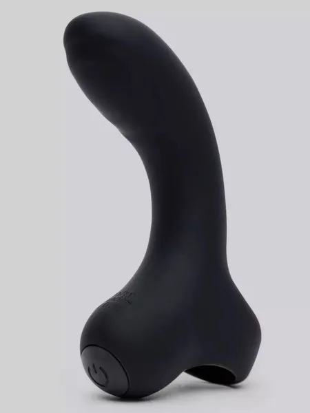 Crni vibrator na prstu za G stimulaciju senzora podesivog G-spot vibratora