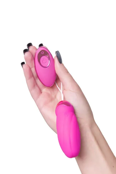 VIBROIAIZO sa pulsirajućim kuglicama Joss Circli, silikon, roze, 9 cm