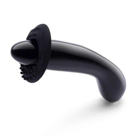 Masažer za G-tačku Le Vand Cristal G - Vand Black obsidian