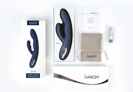 Ailin Dark Blue vibracioni stimulator sa ugrađenom baterijom