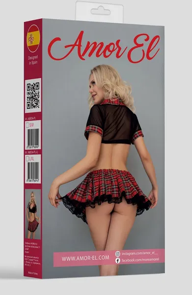 Erotički igrački kostim drzna učenica S-M