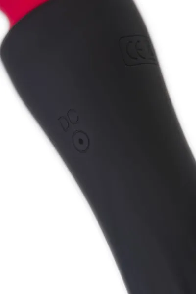 Black&amp;Red bi Toifa dvostrani vibracioni masažer, silikon, Crna, 21 cm