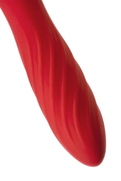 Black&amp;Red bi Toifa dvostrani vibracioni masažer, silikon, crvena, 21 cm