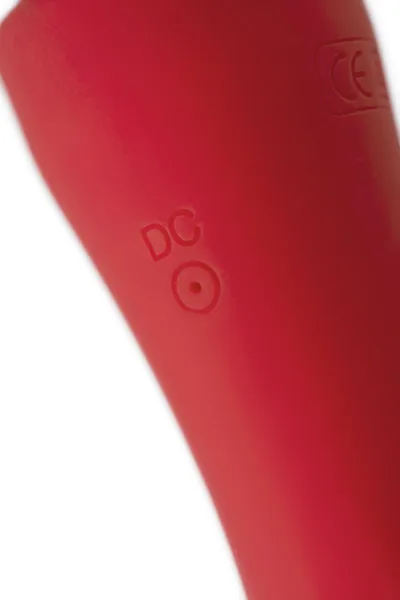 Black&amp;Red bi Toifa dvostrani vibracioni masažer, silikon, crvena, 21 cm