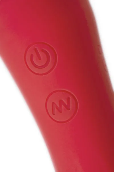 Black&amp;Red bi Toifa dvostrani vibracioni masažer, silikon, crvena, 21 cm