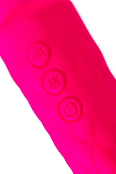 Flovetta Peoni vibracioni masažer, silikon, roze, 20,5 cm