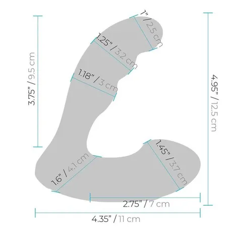 Dvostruki vibracioni masažer prostate Prober